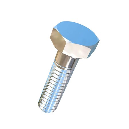 Allied Titanium Grade 2, 1/4"-20 Structural Bolt, Titanium, 1 in L 0000988